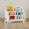 Montessori 3-tier White Bookshelf
