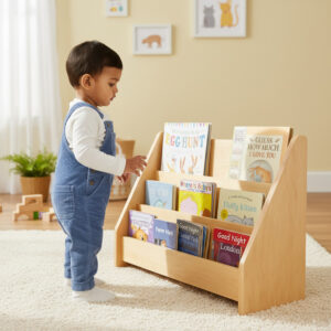 WonderVed Montessori Book Shelf for Kids Room