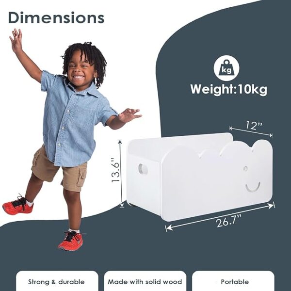 61x0YAoM-IL._SX679_ WonderVed Montessori Storage Box: Premium Wooden Toy Organizer