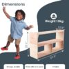 717aujGA50L._SX679_ WonderVed Montessori Shelf for Kids