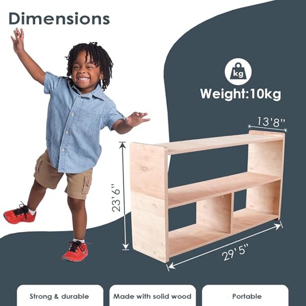 717aujGA50L._SX679_ WonderVed Montessori Shelf for Kids