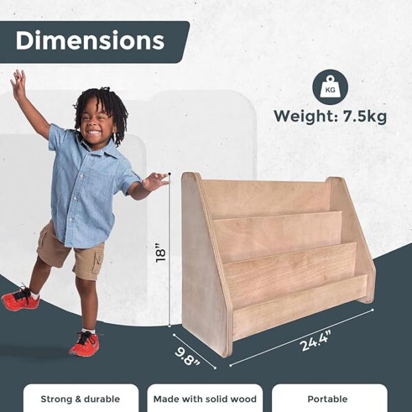 71Fkei2F3NL._SX679_ WonderVed Montessori Book Shelf for Kids Room