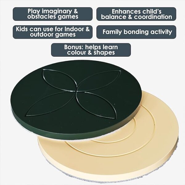 71RLQCsSzWL._SX679_ WonderVed Wooden Stepping Stones for Kids - 6 Pcs Set