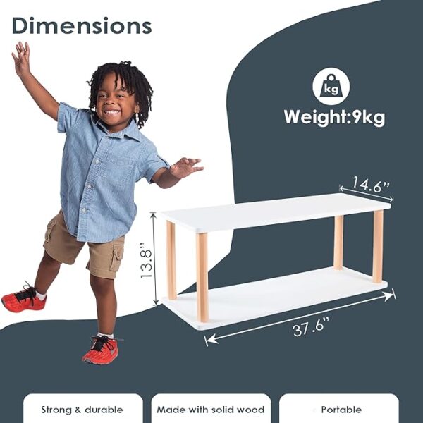 71XK-DH5GTL._SX679_ WonderVed Premium Montessori Open Low Shelf
