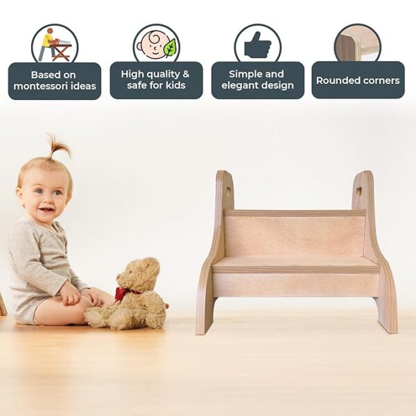 71lg85QcnZL._SX679_ WonderVed Montessori Step Stool for Kids