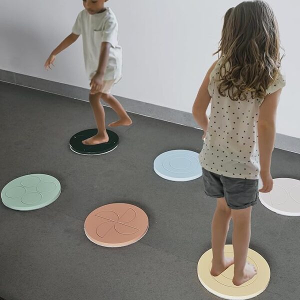 71yLf+gIiAL._SX679_ WonderVed Wooden Stepping Stones for Kids - 6 Pcs Set