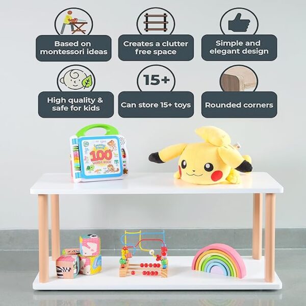 818AzC5P5tL._SX679_ WonderVed Premium Montessori Open Low Shelf