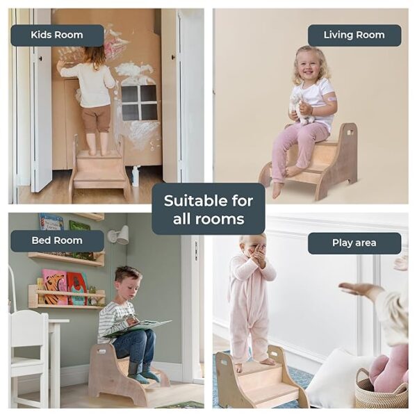 81UCg1psgRL._SX679_ WonderVed Montessori Step Stool for Kids
