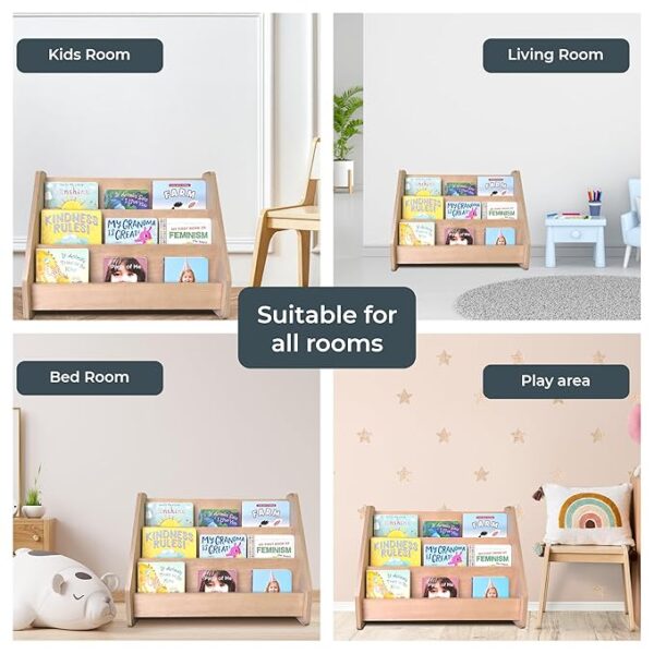 81YJzTPFs5L._SX679_ WonderVed Montessori Book Shelf for Kids Room