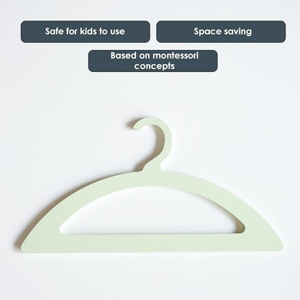 61RPpDNYraL._SX679_ WonderVed Set of 6 Premium Montessori-Inspired Wooden Hangers for Kids