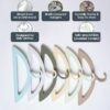 7113Q3RfTOL._SX679_ WonderVed Set of 6 Premium Montessori-Inspired Wooden Hangers for Kids