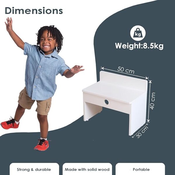 711oUKppt3L._SX679_ WonderVed Wooden Kids Shoe Rack with Bench