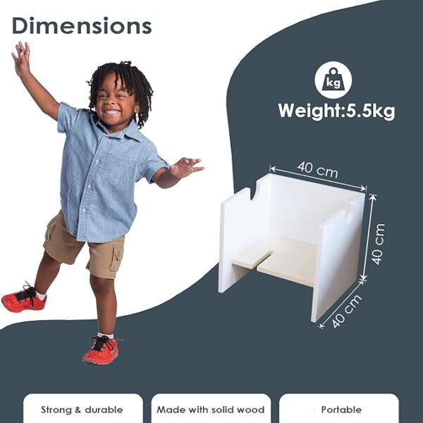 716bVBN9o-L._SX679_ WonderVed Kids Wooden Cube Chair and Table Set
