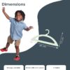 718k1xbXdiL._SX679_ WonderVed Set of 6 Premium Montessori-Inspired Wooden Hangers for Kids