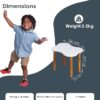 WonderVed Montessori-Inspired Kids Chair and Stool