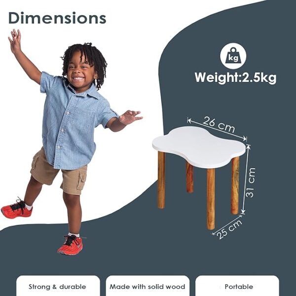 WonderVed Montessori-Inspired Kids Chair and Stool