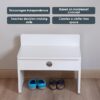 71A-vVL+a-L._SX679_ WonderVed Wooden Kids Shoe Rack with Bench