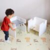 71QL0j5xNUL._SX679_ WonderVed Kids Wooden Cube Chair and Table Set