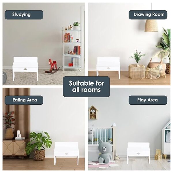 71VoCOUBKUL._SX679_ WonderVed Wooden Kids Shoe Rack with Bench