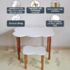 71WxYvJpsJL._SX679_ WonderVed Kids Table and Chair Set