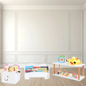 Bundle5 Cloud BookShelf + Open Low Shelf + Storage Box
