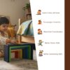 Wooden Rainbow Stacker Toy for Kids