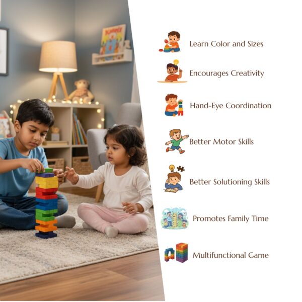 2 Wooden Jenga blocks