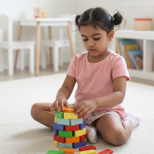 3 Wooden Domino Blocks