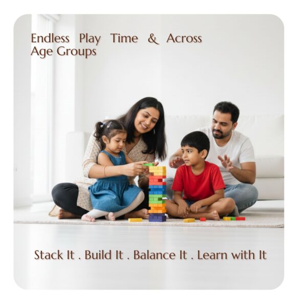 5 Wooden Jenga blocks