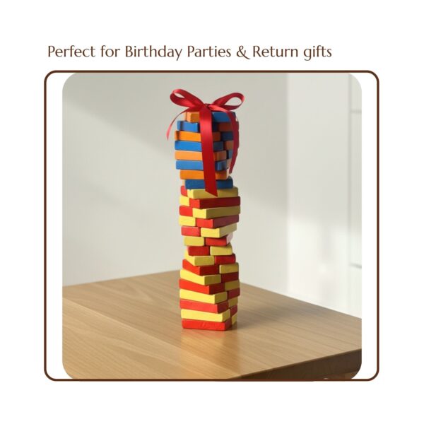 7 Wooden Domino Blocks