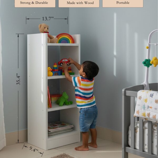 Multipurpose Bookshelf and Toy Shelf