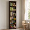 6-tier bookshelf in nursery corner setting