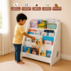WonderVed Montessori 4-tier White Bookshelf