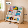 WonderVed Montessori 4-tier White Bookshelf