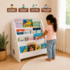 WonderVed Montessori 4-tier White Bookshelf