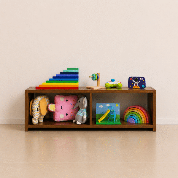2-Compartment Low Shelf