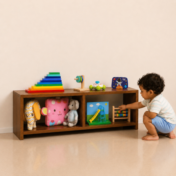 2-Compartment Low Shelf