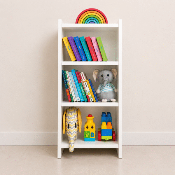 ChatGPT Image Aug 5, 2026, 03_02_34 PM 3-Tier White Multipurpose Bookshelf
