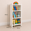 ChatGPT Image Aug 5, 2026, 03_13_58 PM 3-Tier White Multipurpose Bookshelf