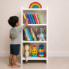 ChatGPT Image Aug 5, 2026, 03_37_02 PM 3-Tier White Multipurpose Bookshelf